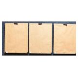 Botanical Prints Set of 3 in Ornate Frames by Robert Grace Aptos CA