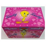 Tweety Bird Themed Lot with Plush, Pink Accessories & Lego Floral Set
