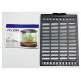 Aqueon BettaBow 2.5 LED Desktop Aquarium Kit & 3 Aquatic Faux Plants