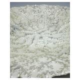 Holiday Time Blue Icicle Lights 300 - 19 ft Total (2 Boxes) & Glass Decor