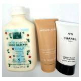 Lot of Various Unused  Beauty Products Featuring - Chanel No.5 Velvet Body Cream & Lancome Genifique & SpoiledChild Lip Balms & Good Molecules Skincare and so much more!!