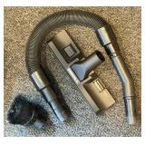 ORECK XL Canister Vacuum with Hose & Attachments in Patterned Carry Case