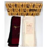 Assorted New Scarves Lot - Floral Silk & Batik Polyester Wraps (Lot of 5)