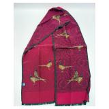 Assorted New Scarves Lot - Floral Silk & Batik Polyester Wraps (Lot of 5)