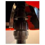 Dress Form - Adjustable Red Fabric Cover with 3 Size Dials on Stand