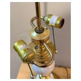 Table Lamps - Marble & Brass, Vintage Pair