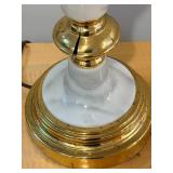 Table Lamps - Marble & Brass, Vintage Pair