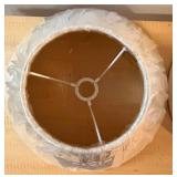 Dayton Hudson Style D Lampshade Pair - Cone 5in Top 15in Bottom 10in High