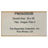 Raschella Collection Dragon Flies II - Framed Print 25 x 29