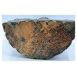 Buddha Statue - Seated Meditation Figure, Dark Patina, Carved Pedestal Made in Indonesia