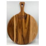 Home Furniture Round Cutting Board with Handle & Utensils Set & Plates & Towels