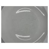 Home Furniture Round Cutting Board with Handle & Utensils Set & Plates & Towels