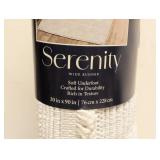 NEW GERTMENIAN SERENITY WIDE RUNNER AMORA CREAM