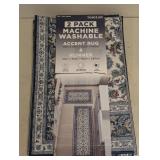 WYATT & ASH MACHINE WASHABLE ACCENT RUG 2PK