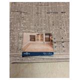 NEW MOHAWK HOME TANGIERS COLLECTION ACCENT RUG BIEGE BLUE