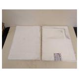 (2) PURELY INDULGENT BATH MAT WHITE