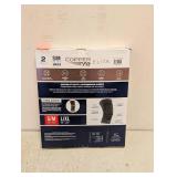 COPPERFIT ELITE COMPRESSION KNEE SLEEVE SMALL 2PK