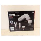 SHARPER IMAGE POWER PERCUSSION EDGE + PORTABLE PERCUSSION MASSAGER