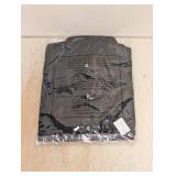 NEW TRI-MOUNTAIN MEDIUM BUTTON UP SHIRT BLACK