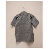 NEW MEDIUM DICKIES BUTTON UP SHORT SLEEVE GRAY