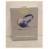 NEW HAYDAY WIRED HEADPHONES JERILYNE LEE (BLACK/PINK)