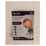 NEW DYNA-GLO RADIANT TANK TOP HEATER 9K-15K BTU