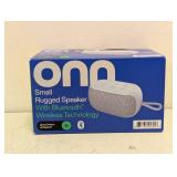 NEW ONN SMALL RUGGED SPEAKER