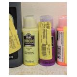 ASSORTED ARTS & CRAFTS ACRYLIC PAINTS