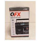 NEW QFX RECHARGEABLE RADIO & CASSETTE PLAYER