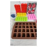 Silicone Soap Molds including Various Shapes and Sizes