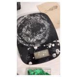 Craft Supplies Lot including Stamps, Ink Pads, Embossing Tools and Miscellaneous Tools - Stamps Have a Business Name on Them