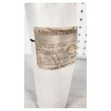 Almond Fragrance Oil Bottle 16 oz Just Over 1/2 Full (Black Line Shows How Much is Left) - The Candlemaker