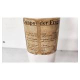 Gunpowder Fragrance Oil Bottle 16 oz Bottle Under 1/4 Full (Black Line)