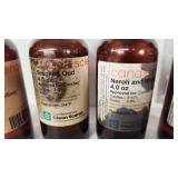 Candlescience Clean Scents Fragrance Oil Lot including Basil and Herb, Smoked Oud, Neroli and White Jasmine, Pink Sugar Crystals - 4 oz Bottles All Partials, See Final Pic for How Much in Each