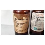 CandleScience Fragrance Oils Lot: Cinnamon Chai, Nordic Night, Cedarwood Blanc, Drakkar Type - 4 oz Bottles All Partial See Final Pic for Levels in Each