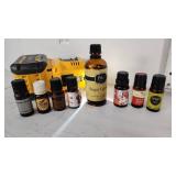 Uplift, Holiday Season, Mystic Moment, Cinnimon and Other Small Bottles of Scents - All Less than 1/4 Full or with Drops Left, See Pics