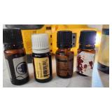 Uplift, Holiday Season, Mystic Moment, Cinnimon and Other Small Bottles of Scents - All Less than 1/4 Full or with Drops Left, See Pics