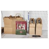 Lot of Brown Paper Gift or Product Bags