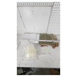 Assorted Organza Gift Bags, White and Gold