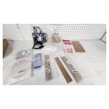 Assorted Packaging and Craft Supplies including Morepack Bags, GSP3D Bags, Decorative Stickers - All partials