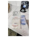 Assorted Packaging and Craft Supplies including Morepack Bags, GSP3D Bags, Decorative Stickers - All partials