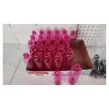 Pink Plastic Bottles and Pump Dispensers