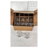 Mini Apothecary Jars with Plastic Dust Covers 2.5 oz Minis - Approx. 19 Jars