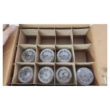 Mini Apothecary Jars with Plastic Dust Covers 2.5 oz Minis - Approx. 19 Jars