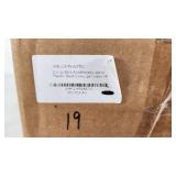 Mini Apothecary Jars with Plastic Dust Covers 2.5 oz Minis - Approx. 19 Jars