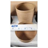 Kraft Paper Candle Tube (12 pc case) - Total Height 4 1/2 Tall  - 14 of them