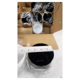 Black 3-Wick Tumbler Jar Set including Item #HG1726A2, Various Sizes and Colors - 3 1/4" Tall - 8 of them