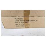 Black 3-Wick Tumbler Jar Set including Item #HG1726A2, Various Sizes and Colors - 3 1/4" Tall - 8 of them