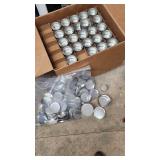 Candlescience 8 oz Candle Tin, Metal Lids and Empty Tins - 92 Count