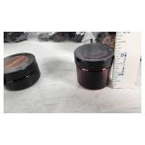 Plastic Cosmetic Containers in Various Sizes and Quantities - 26 of the larger ones, 18 Shorts, Lids Not Counted